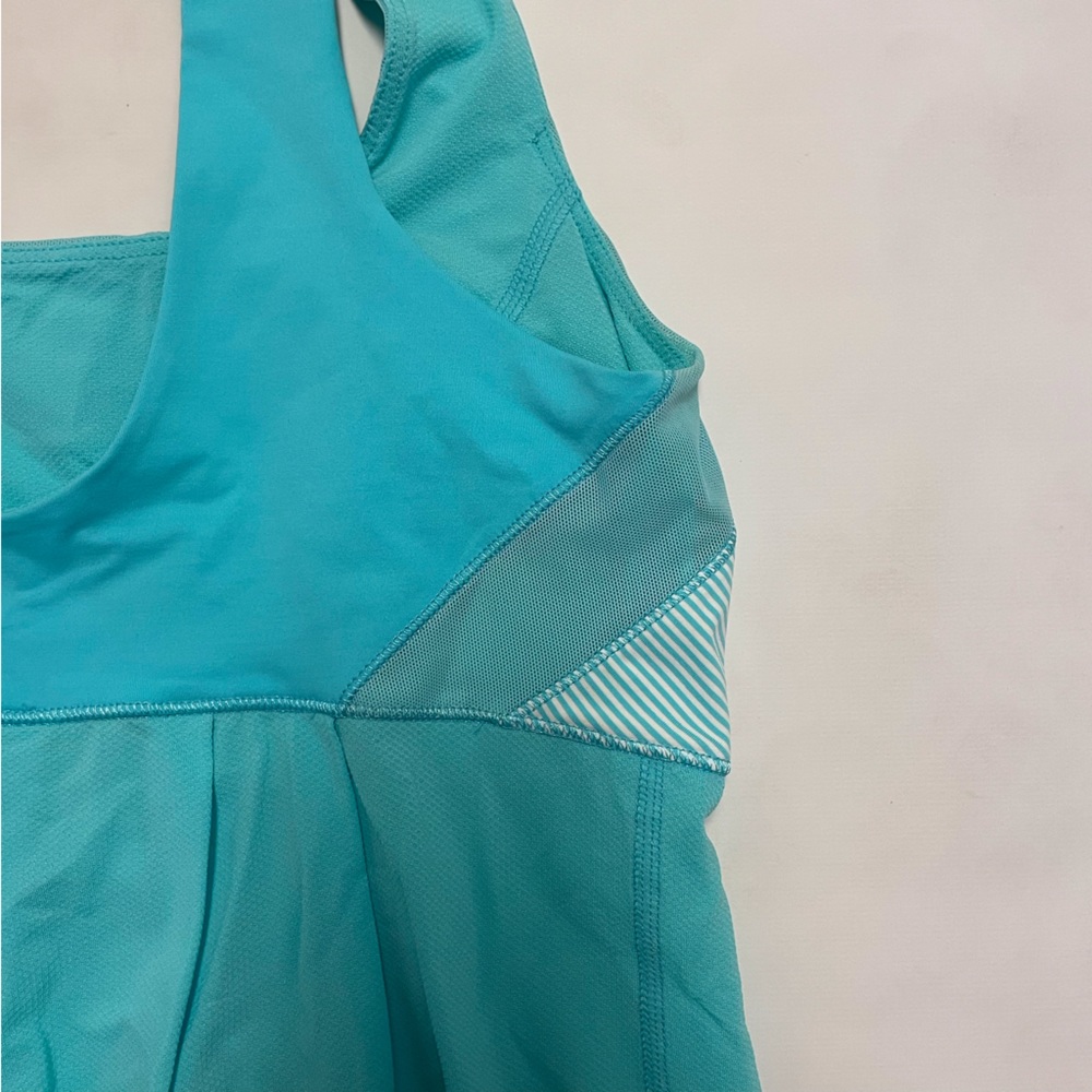 Lululemon | Elevate Tank | Angel Blue / Tonka Stripe Angel Blue White | Size 6 - Picture 12 of 13